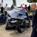 Rize’deki iki araç kafa kafaya çarpıştı: Aynı aileden 6 kişi yaralandı